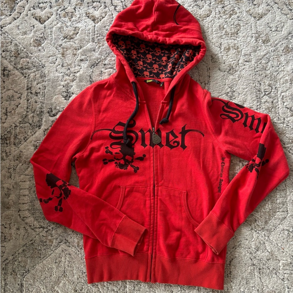 Vintage Smet by Christian Audigier Women’s Zip Hoodie